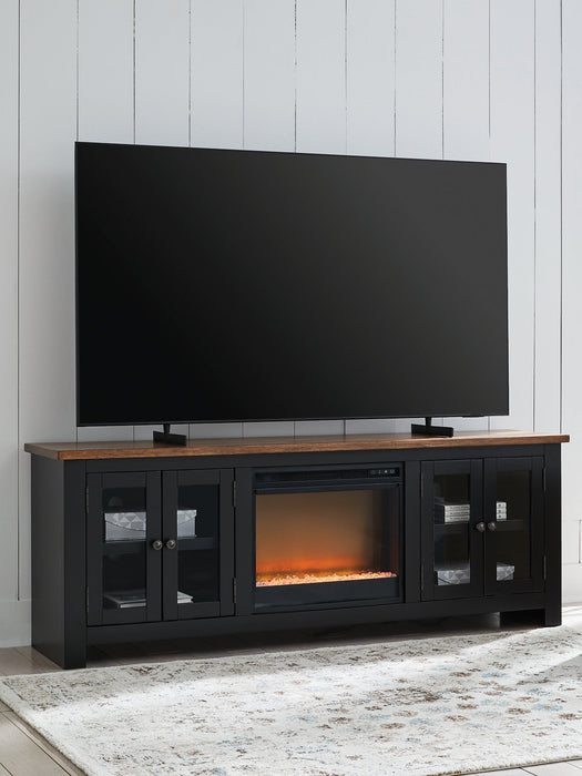 Wildenauer 76" TV Stand with Electric Fireplace - Imperial Furniture (Las Vegas, NV) - Multi Location