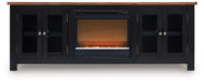 Wildenauer 76" TV Stand with Electric Fireplace - Imperial Furniture (Las Vegas, NV) - Multi Location