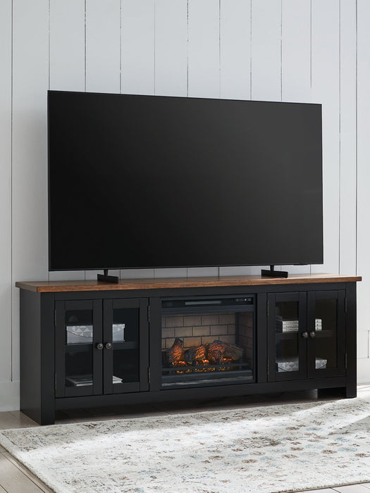 Wildenauer 76" TV Stand with Electric Fireplace - Imperial Furniture (Las Vegas, NV) - Multi Location
