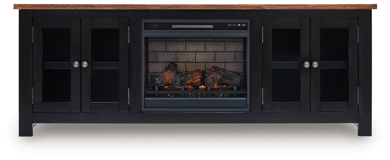 Wildenauer 76" TV Stand with Electric Fireplace - Imperial Furniture (Las Vegas, NV) - Multi Location