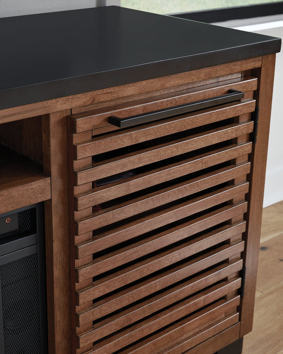 Kallari 84" TV Stand with Electric Fireplace - Imperial Furniture (Las Vegas, NV) - Multi Location