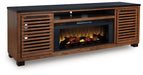 Kallari 84" TV Stand with Electric Fireplace - Imperial Furniture (Las Vegas, NV) - Multi Location