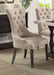 Acme Furniture Gerardo Upholstered Arm Chair in Beige and Espresso (Set of 2) 60823 - Imperial Furniture (Las Vegas, NV) - Multi Location