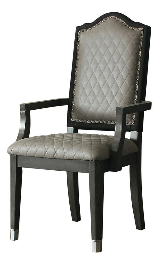Acme Furniture House Beatrice Arm Chair in Charcoal (Set of 2) 68813 - Imperial Furniture (Las Vegas, NV) - Multi Location