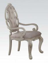 Acme Ragenardus Arm Chair in Antique White (Set of 2) 61283 - Imperial Furniture (Las Vegas, NV) - Multi Location