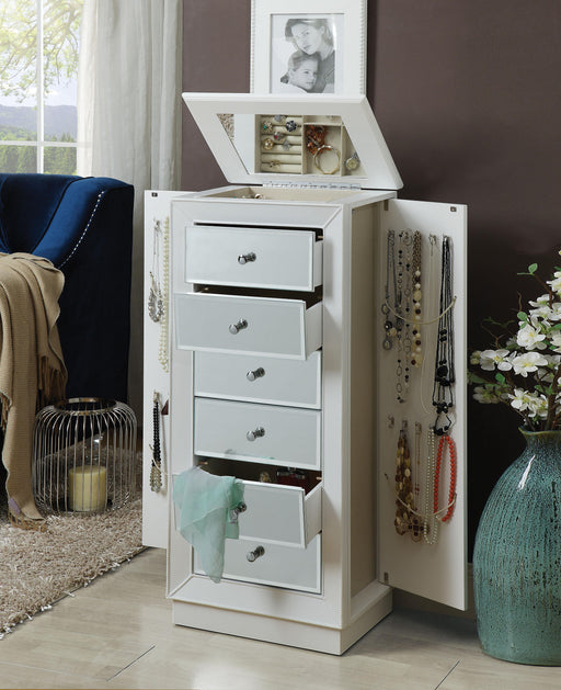 Talor White Jewelry Armoire - Imperial Furniture (Las Vegas, NV) - Multi Location
