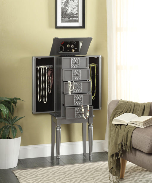 Tammy Silver Jewelry Armoire - Imperial Furniture (Las Vegas, NV) - Multi Location