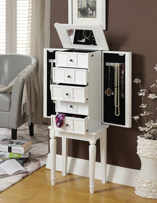 Tammy White Jewelry Armoire - Imperial Furniture (Las Vegas, NV) - Multi Location