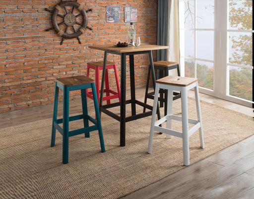 Jacotte Natural & Black Bar Table - Imperial Furniture (Las Vegas, NV) - Multi Location