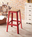 Jacotte Natural & Red Bar Stool (1Pc) - Imperial Furniture (Las Vegas, NV) - Multi Location