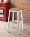 Jacotte Natural & White Bar Stool (1Pc) - Imperial Furniture (Las Vegas, NV) - Multi Location