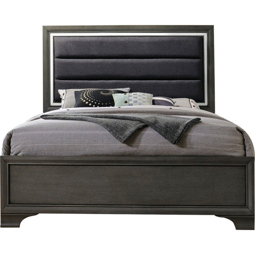 Acme Furniture Carine II King Panel Bed in Gray 26257EK - Imperial Furniture (Las Vegas, NV) - Multi Location