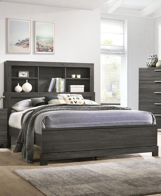 Acme Furniture Lantha Eastern King Panel Bed in Grey Oak 22027EK - Imperial Furniture (Las Vegas, NV) - Multi Location