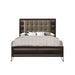 Acme Furniture Tablita Upholstered King Bed in Dark Merlot 27457EK - Imperial Furniture (Las Vegas, NV) - Multi Location