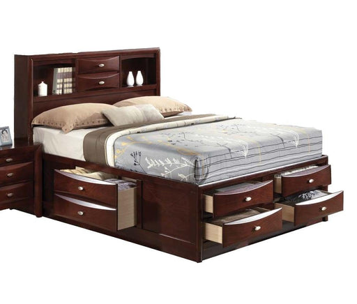 Acme Ireland Full Storage Bed in Brown 21590F - Imperial Furniture (Las Vegas, NV) - Multi Location