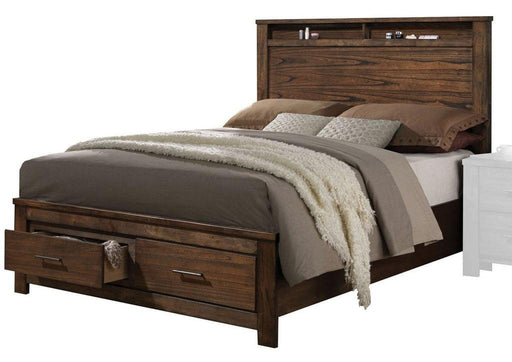Acme Merrilee Queen Storage Bed in Oak 21680Q - Imperial Furniture (Las Vegas, NV) - Multi Location