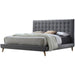 Acme Valda Queen Upholstered Bed in Gray 24520Q - Imperial Furniture (Las Vegas, NV) - Multi Location