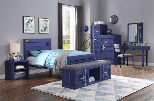 Cargo Blue Twin Bed - Imperial Furniture (Las Vegas, NV) - Multi Location