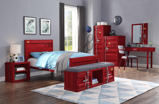 Cargo Red Twin Bed - Imperial Furniture (Las Vegas, NV) - Multi Location
