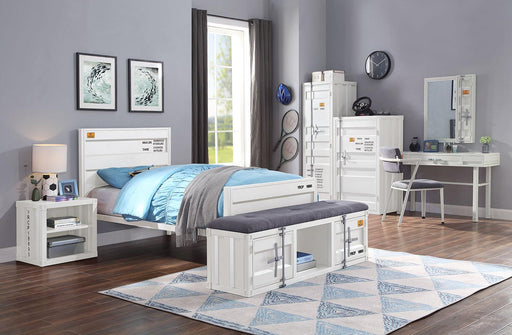 Cargo White Twin Bed - Imperial Furniture (Las Vegas, NV) - Multi Location