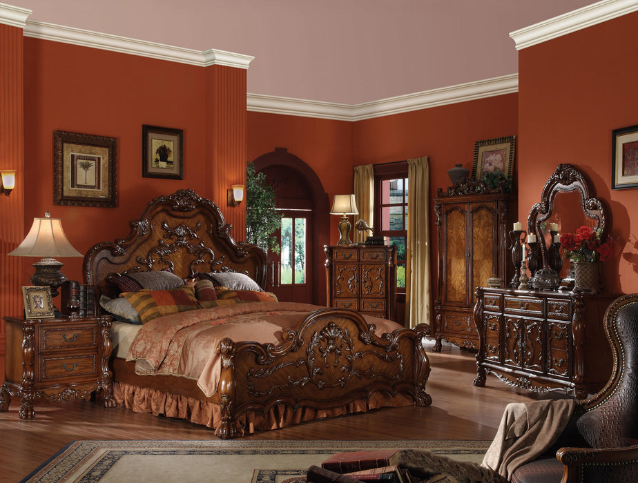 Dresden Cherry Oak Queen Bed - Imperial Furniture (Las Vegas, NV) - Multi Location