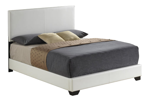 Ireland III White PU Queen Bed - Imperial Furniture (Las Vegas, NV) - Multi Location