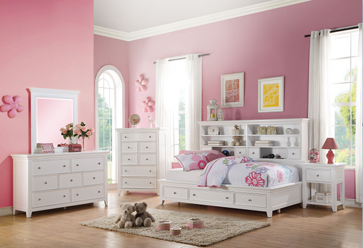 Lacey White Daybed (Full Size) - Imperial Furniture (Las Vegas, NV) - Multi Location