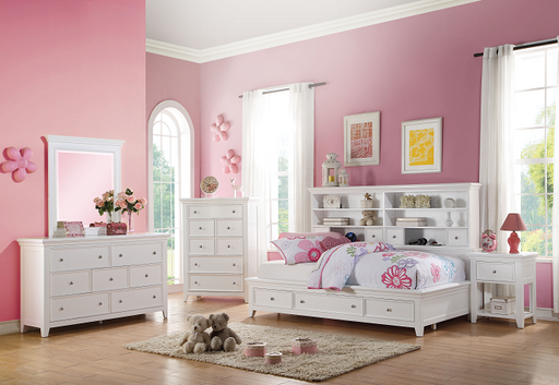 Lacey White Daybed (Twin Size) - Imperial Furniture (Las Vegas, NV) - Multi Location
