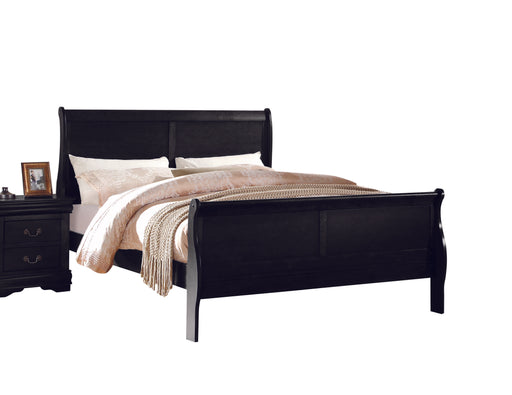 Louis Philippe Black Twin Bed - Imperial Furniture (Las Vegas, NV) - Multi Location