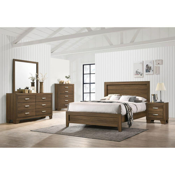 Miquell - Queen Bed - Brown, Light - 84" - Imperial Furniture (Las Vegas, NV) - Multi Location