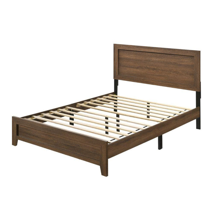 Miquell - Queen Bed - Brown, Light - 84" - Imperial Furniture (Las Vegas, NV) - Multi Location