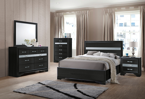 Naima Black Full Bed - Imperial Furniture (Las Vegas, NV) - Multi Location