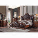 Picardy PU & Cherry Oak Eastern King Bed - Imperial Furniture (Las Vegas, NV) - Multi Location
