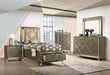 Skylar LED, PU & Dark Champagne Twin Bed (Storage & LED) - Imperial Furniture (Las Vegas, NV) - Multi Location