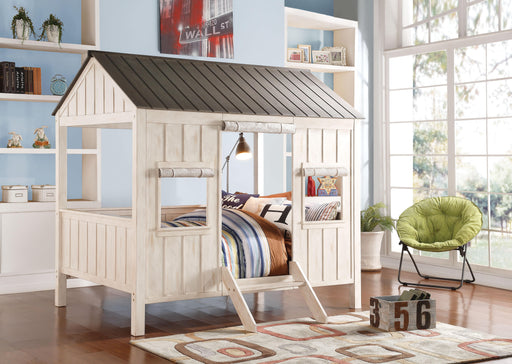 Spring Cottage Weathered White & Washed Gray Full Bed - Imperial Furniture (Las Vegas, NV) - Multi Location