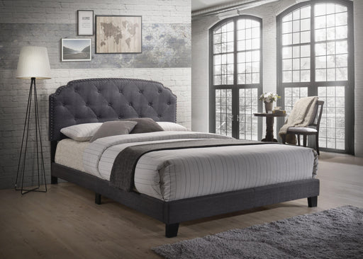 Tradilla Gray Fabric Queen Bed - Imperial Furniture (Las Vegas, NV) - Multi Location