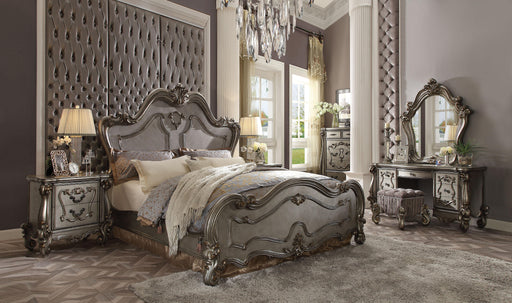 Versailles Antique Platinum Queen Bed - Imperial Furniture (Las Vegas, NV) - Multi Location