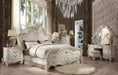 Versailles Bone White Queen Bed - Imperial Furniture (Las Vegas, NV) - Multi Location