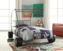 Xander Gunmetal Go Kart Twin Bed - Imperial Furniture (Las Vegas, NV) - Multi Location