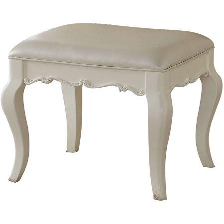 Acme Edalene Vanity Bench in Pearl White 30519 - Imperial Furniture (Las Vegas, NV) - Multi Location