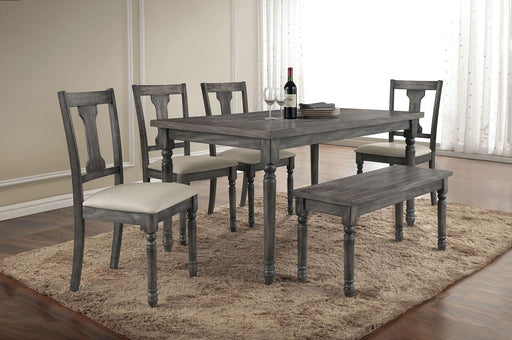 Acme Furniture Wallace Bench in Weathered Gray 71438 - Imperial Furniture (Las Vegas, NV) - Multi Location