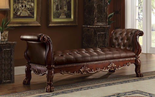 Dresden PU & Cherry Oak Bench - Imperial Furniture (Las Vegas, NV) - Multi Location