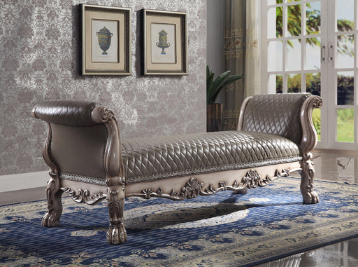 Dresden Vintage Bone White & PU Bench - Imperial Furniture (Las Vegas, NV) - Multi Location