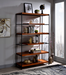 Oaken Honey Oak & Black Bookshelf - Imperial Furniture (Las Vegas, NV) - Multi Location