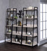 Wendral Natural & Black Bookshelf (5-Tier, 16"L) - Imperial Furniture (Las Vegas, NV) - Multi Location