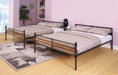 Brantley II Sandy Black & Dark Bronze Hand-Brushed Bunk Bed (Queen/Queen) - Imperial Furniture (Las Vegas, NV) - Multi Location