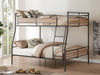 Brantley II Sandy Black & Dark Bronze Hand-Brushed Full XL/Queen Bunk Bed - Imperial Furniture (Las Vegas, NV) - Multi Location