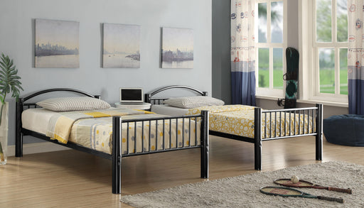Cayelynn Black Bunk Bed (Twin/Twin) - Imperial Furniture (Las Vegas, NV) - Multi Location