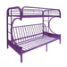 Eclipse Purple Bunk Bed (Twin/Full/Futon) - Imperial Furniture (Las Vegas, NV) - Multi Location