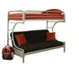 Eclipse Silver Bunk Bed (Twin XL/Queen/Futon) - Imperial Furniture (Las Vegas, NV) - Multi Location